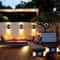SolarGlow IP65 Waterproof Outdoor Wall Light With 6 LED Garden Step Lighting 6