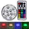 RGB Waterproof LED Submersible Light With Remote Control For Pools Vases Party Decor 0