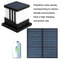 Solar Waterproof Pillar Light with Auto Dusk Sensor for Garden & Courtyard Decor
