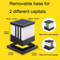 Solar Waterproof Pillar Light with Auto Dusk Sensor for Garden & Courtyard Decor