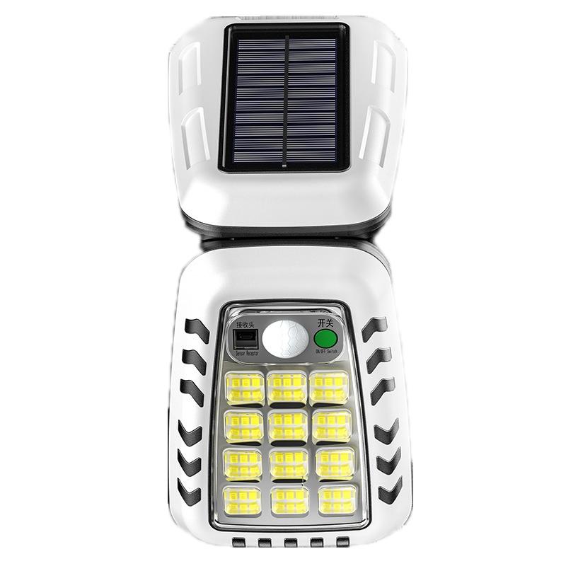 Solar Motion Sensor Street Light With Remote Control For Garden Garage Outdoor Security 8