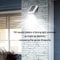 Solar Motion Sensor Street Light With Remote Control For Garden Garage Outdoor Security 2