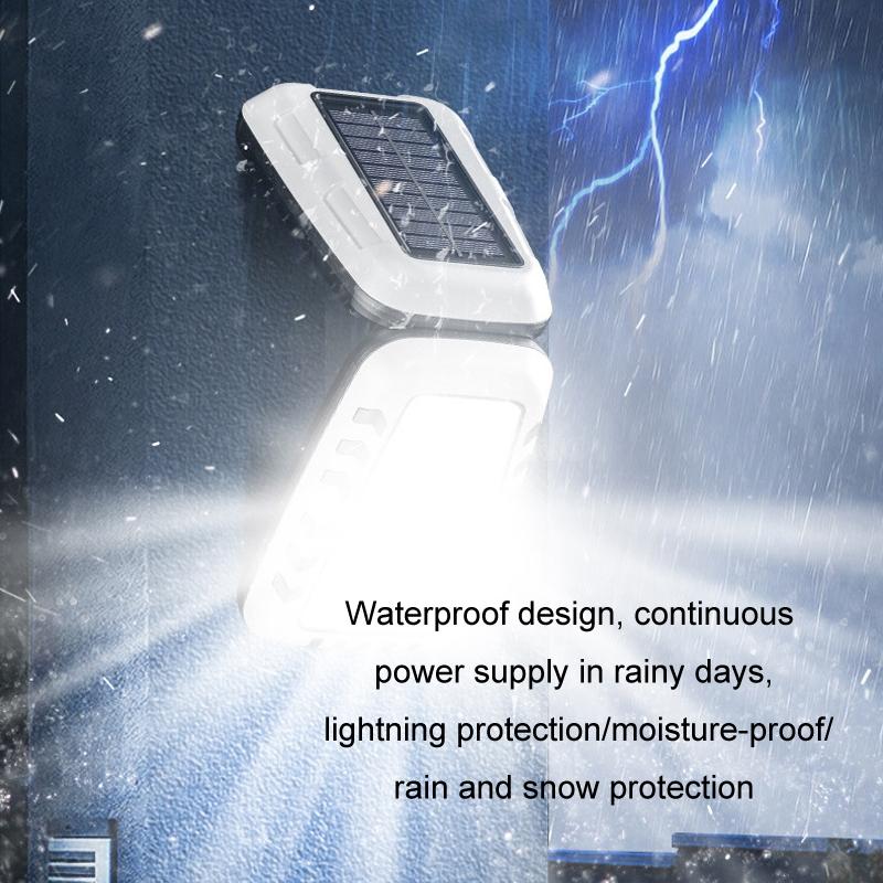 Solar Motion Sensor Street Light With Remote Control For Garden Garage Outdoor Security 5