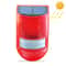 Solar Motion Sensor Alarm Light With 110dB Siren IP65 Waterproof Security Protection 0