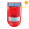 Solar Motion Sensor Alarm Light With 110dB Siren IP65 Waterproof Security Protection 0