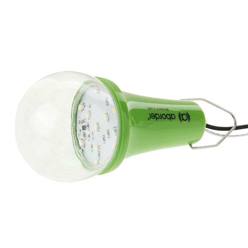 Solar Powered LED Camping Light Bulb With Rechargeable Battery Hanging Hook 8