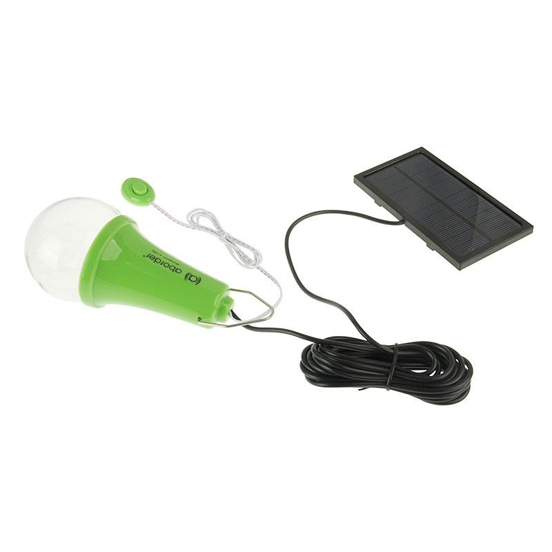 Solar Powered LED Camping Light Bulb With Rechargeable Battery Hanging Hook 3