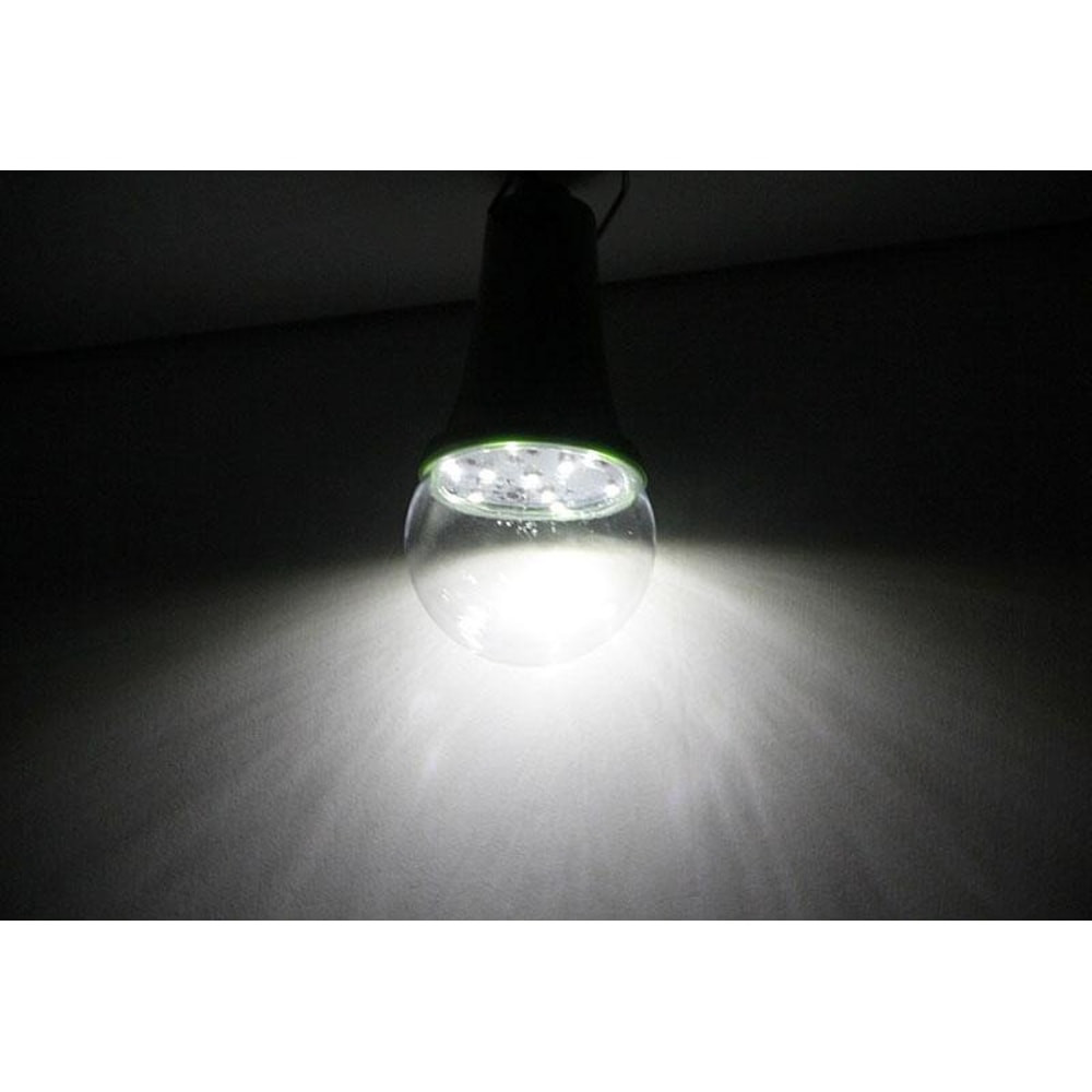 Solar Powered LED Camping Light Bulb With Rechargeable Battery Hanging Hook 5