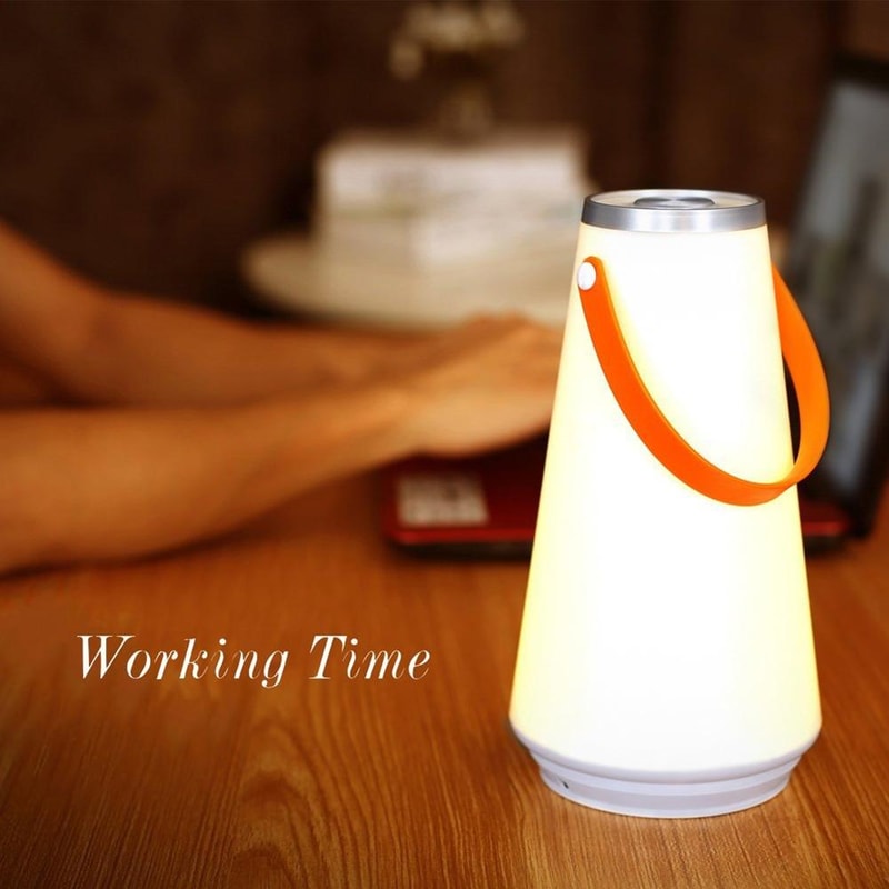 Rechargeable LED Camping Lantern Table Lamp With Touch Control Portable Handle 7