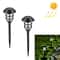 Solar LED Striped Lawn Lights Waterproof Garden Pathway Stakes 1