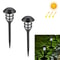 Solar LED Striped Lawn Lights Waterproof Garden Pathway Stakes 1