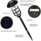 Solar LED Striped Lawn Lights Waterproof Garden Pathway Stakes 4