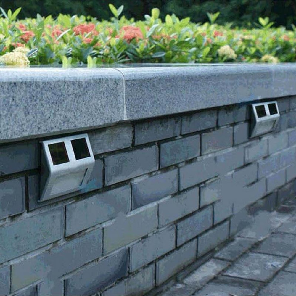 Solar LED Step Wall Light Waterproof Outdoor Stair Garden Security Lamp 5