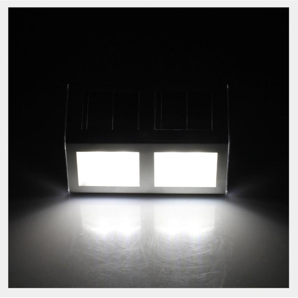 Solar LED Step Wall Light Waterproof Outdoor Stair Garden Security Lamp 6