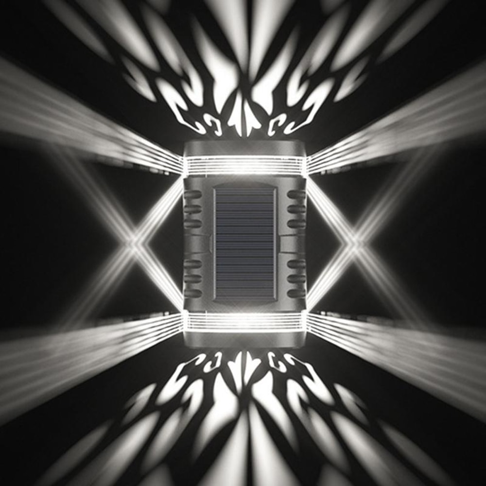 SolarGlow IP65 Outdoor Solar Wall Light With Automatic Sensor For Garden Patio 0