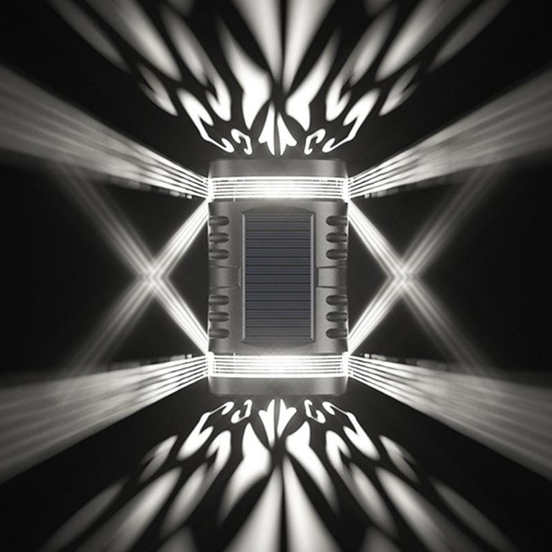 SolarGlow IP65 Outdoor Solar Wall Light With Automatic Sensor For Garden Patio 9