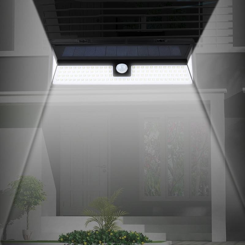 118 LED Solar Motion Sensor Wall Light Outdoor Waterproof Security Lamp 6