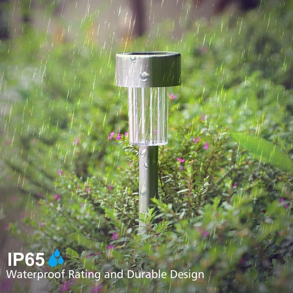 SolarGlow IP65 Waterproof LED Garden Path Lights 9