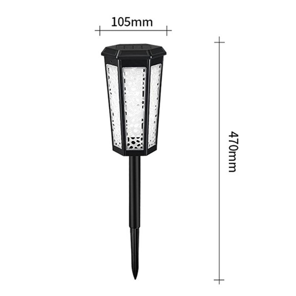 SolarGlow Hexagonal LED Garden Path Light Waterproof Outdoor Lawn Lamp 5