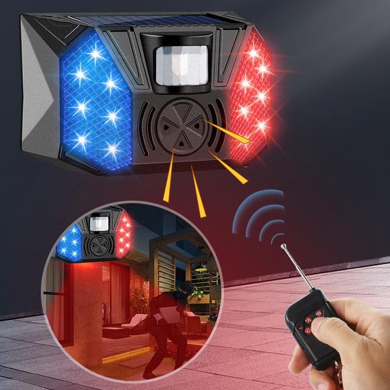 Solar Motion Sensor Alarm for Orchard, Farm & Fish Pond Security