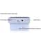 25W 50 LEDs Solar Landscape Light Outdoor Courtyard Light Control Radar Sensing Wall LampWhite 3