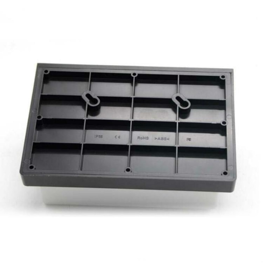 25W 50 LEDs Solar Landscape Light Outdoor Courtyard Light Control Radar Sensing Wall LampWhite 4