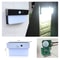 25W 50 LEDs Solar Landscape Light Outdoor Courtyard Light Control Radar Sensing Wall LampWhite 5