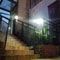 25W 50 LEDs Solar Landscape Light Outdoor Courtyard Light Control Radar Sensing Wall LampWhite 9