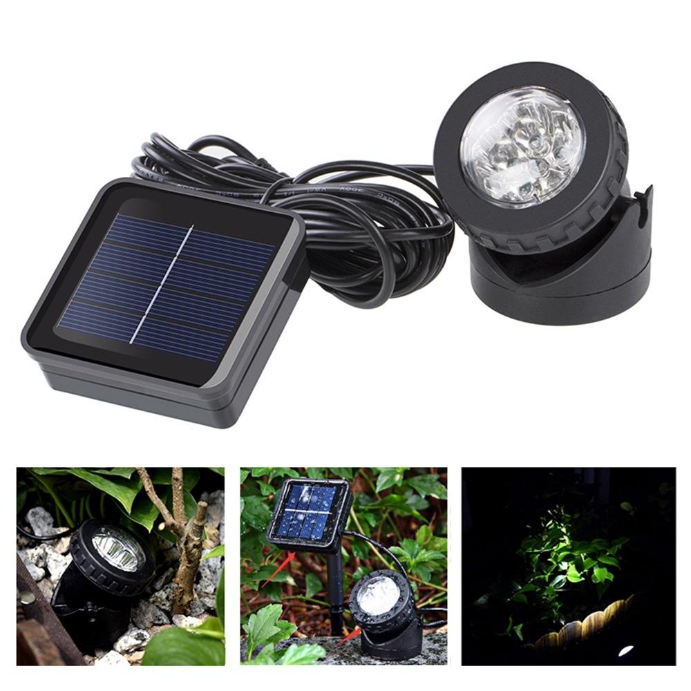 SolarGlow IP65 Pool Garden Spotlight With Waterproof LED Landscape Lighting 5