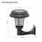 Solar UV Mosquito Zapper Garden Light With LED Insect Killer For Outdoor Patio Lawn 4