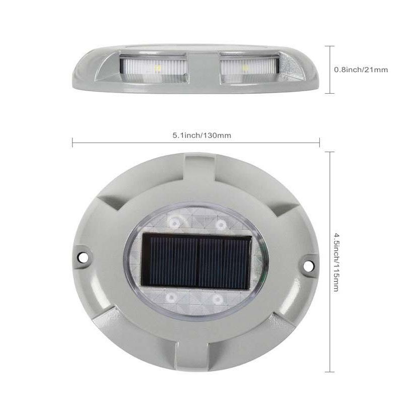 SolarGlow IP68 Solar Ground Lights For Garden Paths And Driveways 2