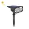 19 LED Solar Garden Spotlight IP65 Waterproof Outdoor Landscape Wall Light