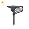 19 LED Solar Garden Spotlight IP65 Waterproof Outdoor Landscape Wall Light
