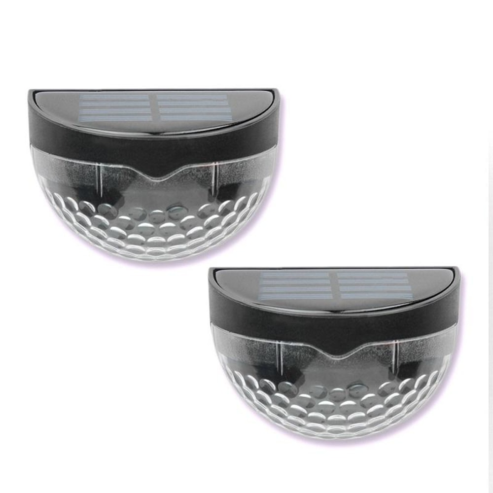Solar Wall Lights Outdoor 2 Pack Waterproof LED Solar Fence Lights For Garden Patio 7