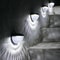 Solar Wall Lights Outdoor 2 Pack Waterproof LED Solar Fence Lights For Garden Patio 6