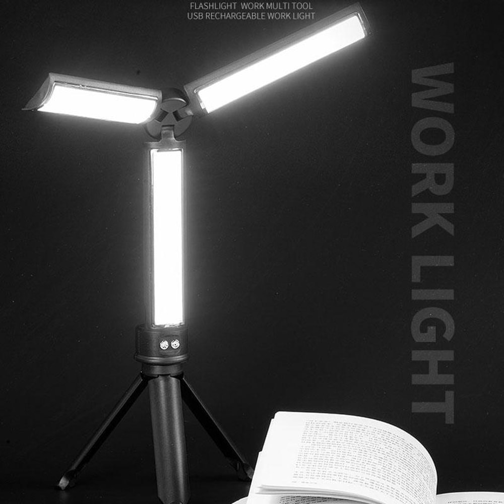 D37 LED Work Light Foldable Rechargeable Magnetic Auto Repair Lamp 8