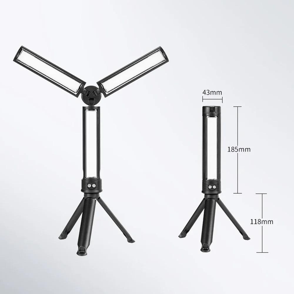 D37 LED Work Light Foldable Rechargeable Magnetic Auto Repair Lamp 7