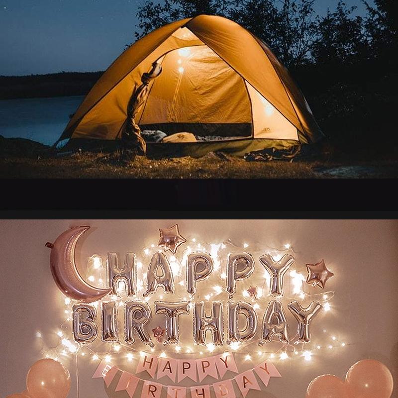 LumaTrail LED Camping String Lights Rechargeable Tent Lantern 4