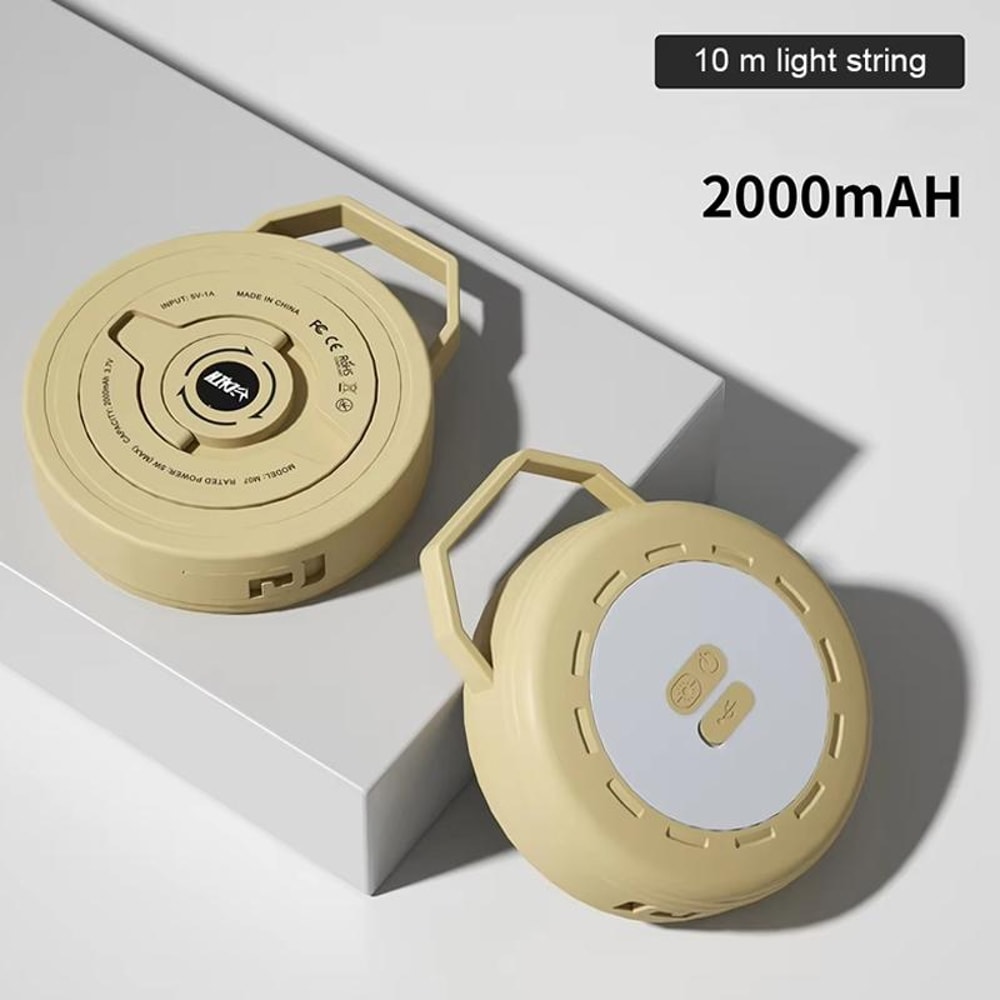 LumaTrail LED Camping String Lights Rechargeable Tent Lantern 10