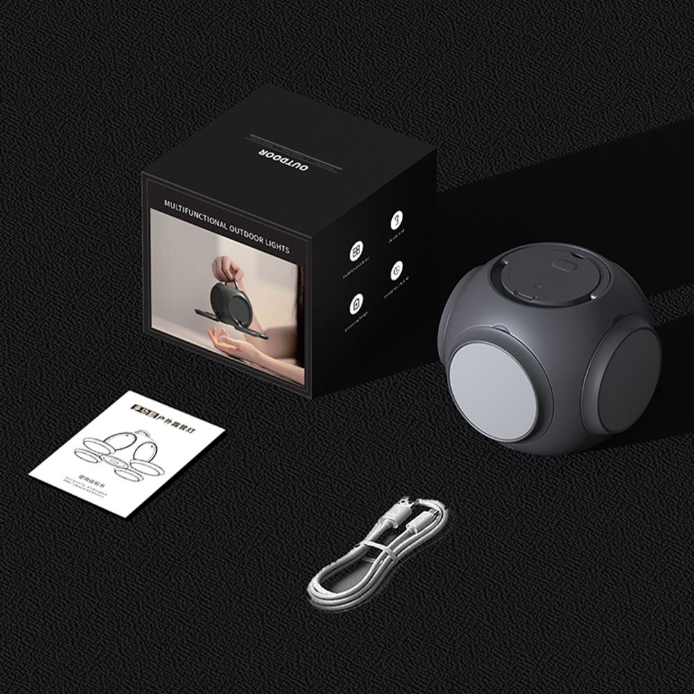 Portable Camping Lantern Flashlight With 10000mAh Power Bank And Foldable Ambient Light 11