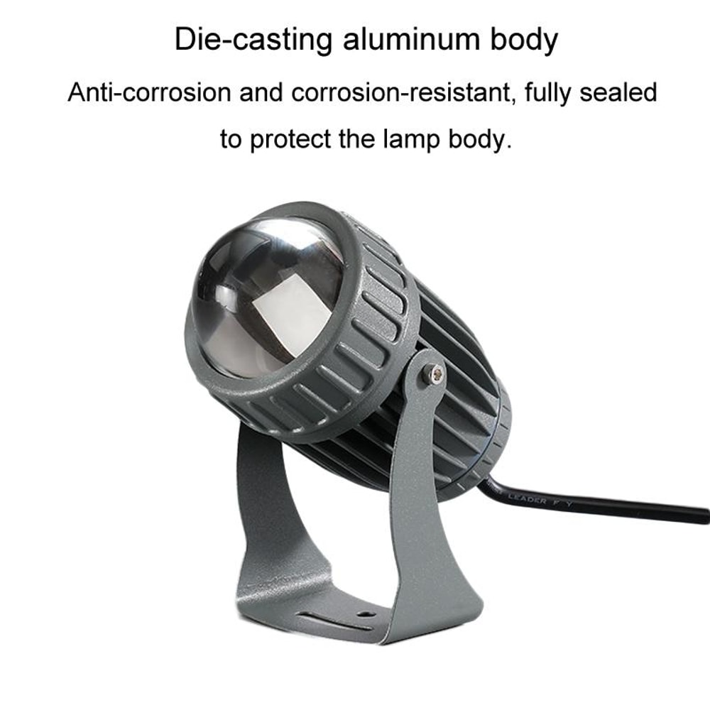 10W LED Outdoor Spotlight IP66 Waterproof Wall Landscape Beam Light 6