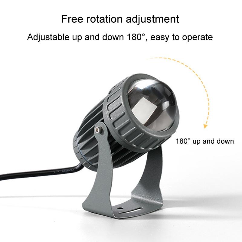 10W LED Outdoor Spotlight IP66 Waterproof Wall Landscape Beam Light 7