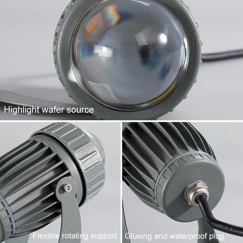 10W LED Outdoor Spotlight IP66 Waterproof Wall Landscape Beam Light 10