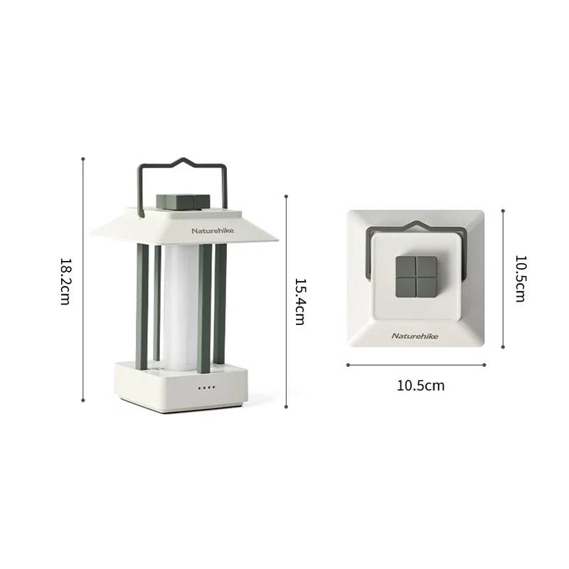 Rechargeable Camping Lantern Vintage Tent Light With Adjustable Ambient Glow 5