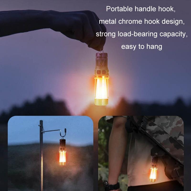 3 In 1 Camping Light With Mosquito Repellent Magnetic Tent Lantern Rechargeable Flashlight 6