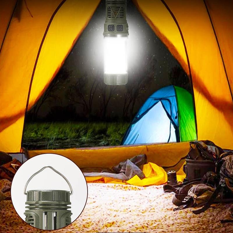 3 In 1 Camping Light With Mosquito Repellent Magnetic Tent Lantern Rechargeable Flashlight 8
