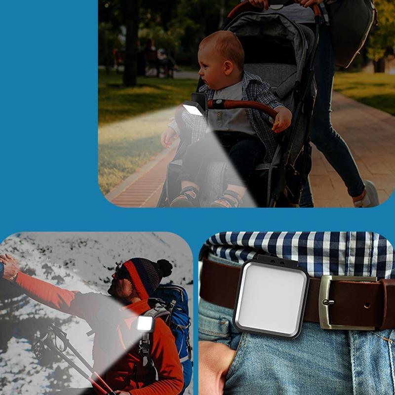 Rechargeable Clip On Reading Light For Camping Cycling Night Fishing 2