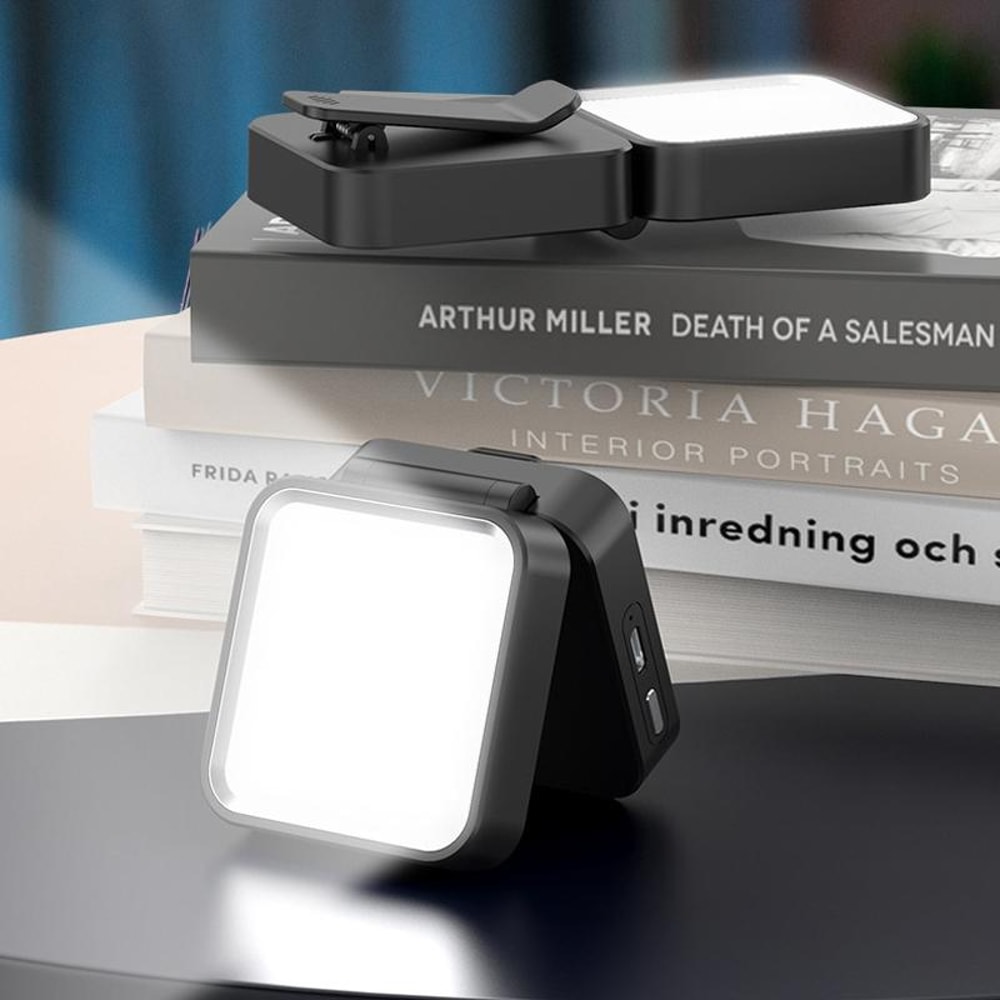 Rechargeable Clip On Reading Light For Camping Cycling Night Fishing 4