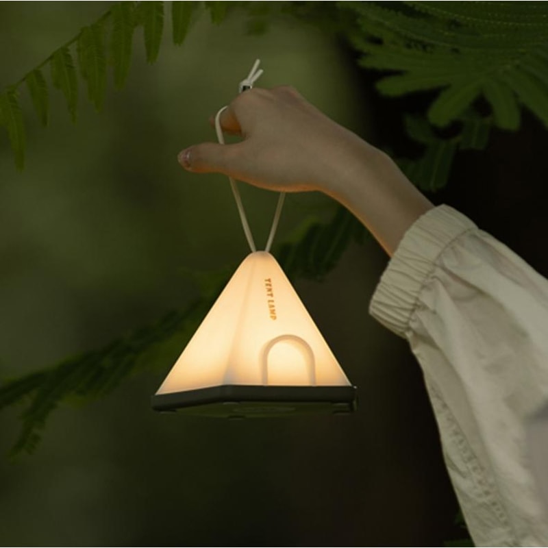 Rechargeable Camping Night Light With Timer Adjustable Warm Ambient Lighting 10