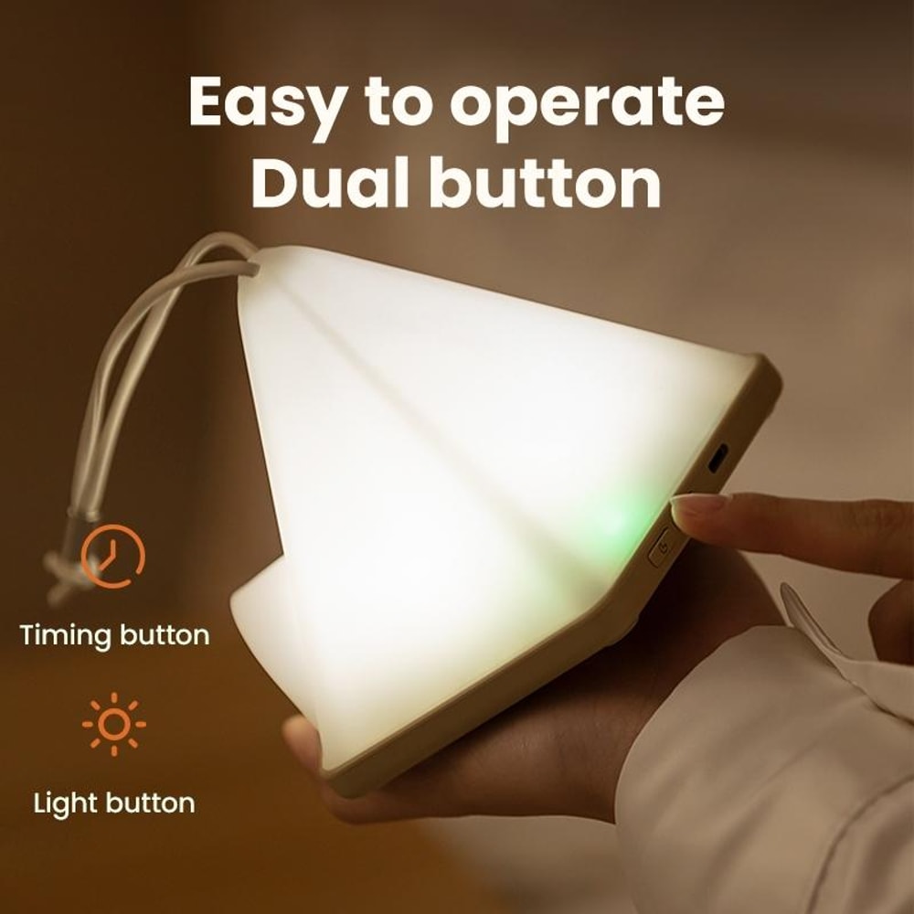 Rechargeable Camping Night Light With Timer Adjustable Warm Ambient Lighting 7